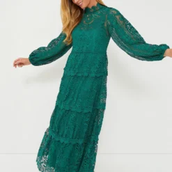 Farm Rio Dark Green Guipure Long Sleeve Maxi Dress -Deals Raimenti Store hDHraCqb74Dt1xTXRbLgQ5QNLkn3a7Ta 1 scaled