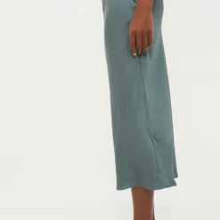 ANINE BING Dark Sage Bar Silk Skirt -Deals Raimenti Store hVjJb9SIhHvV1RgGcVnWH0NidjrTHabg 1 scaled