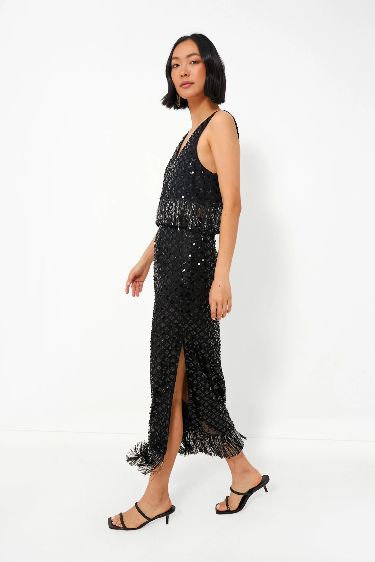 Black Randall Top And Maxi Skirt Set 5 Black Randall Top And Maxi Skirt Set - Image 3