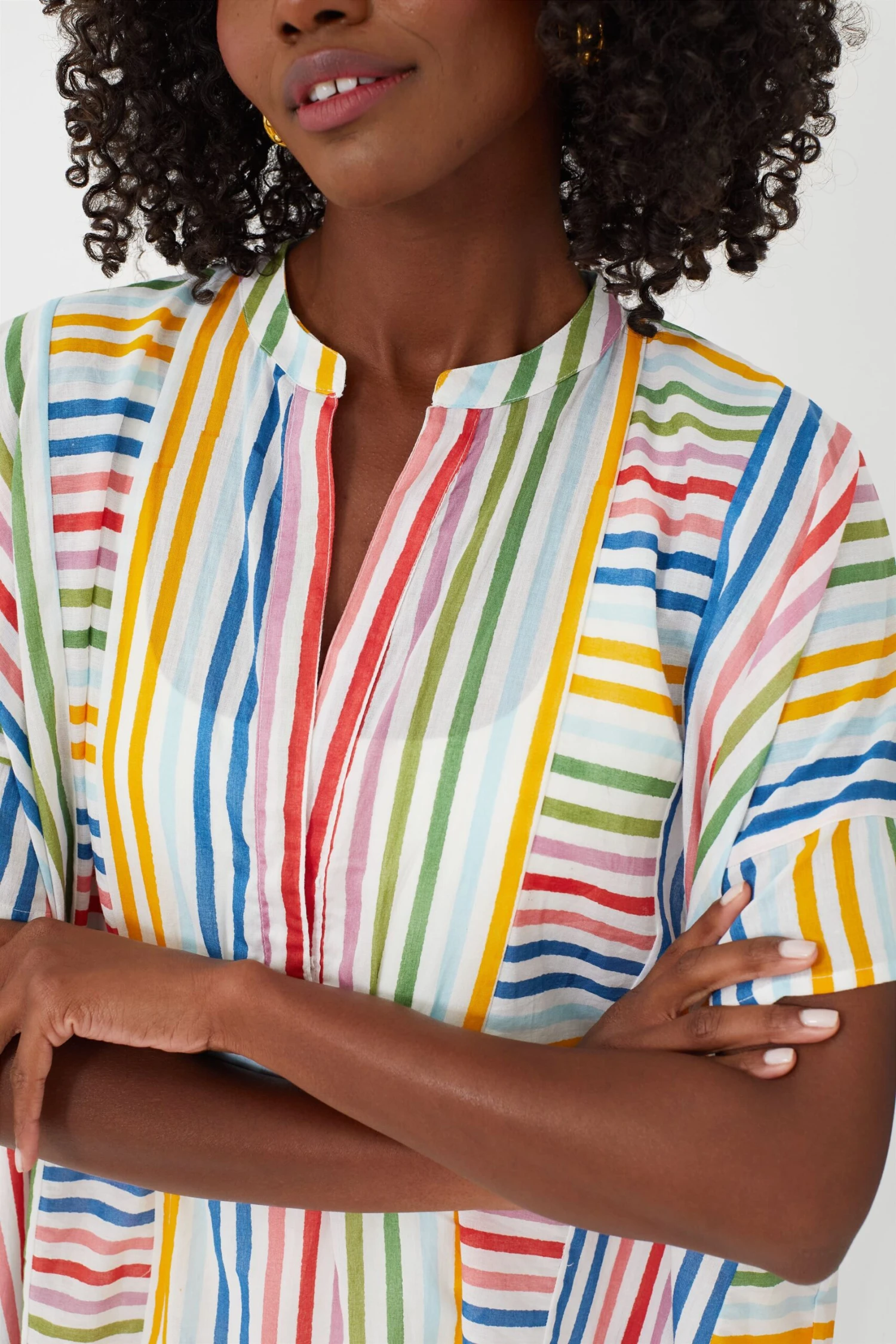 Rainbow Emerson Short Caftan 5 Rainbow Emerson Short Caftan - Image 4