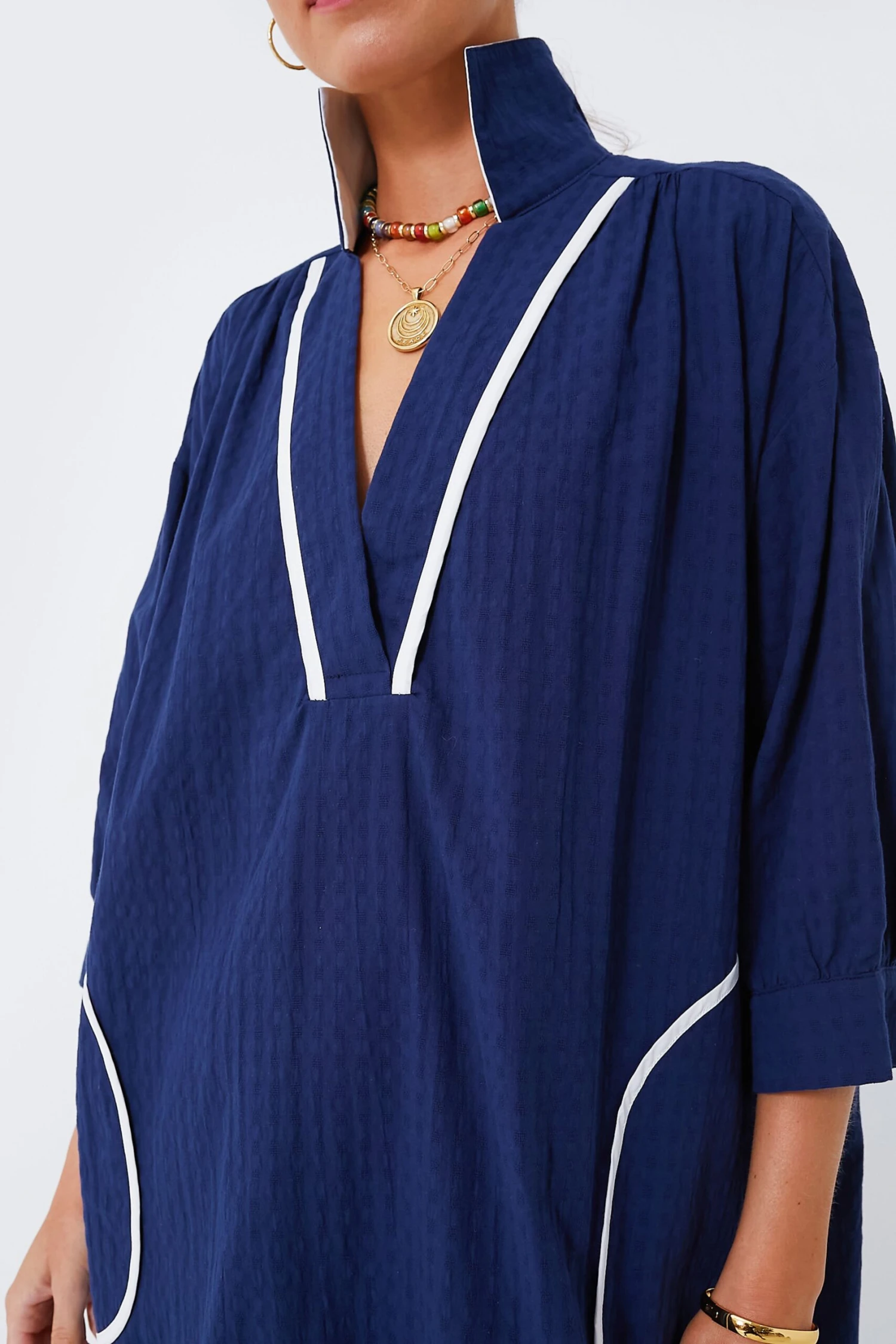 Navy Lizzie Coverup 7 Navy Lizzie Coverup - Image 5