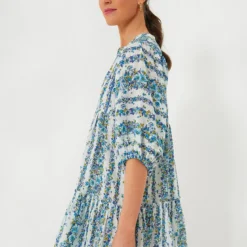 Blue Waves Flowers Aria Mini Dress -Deals Raimenti Store lTgRItwcCaDsQBAMZiPuJpslqY5HfaiH 1