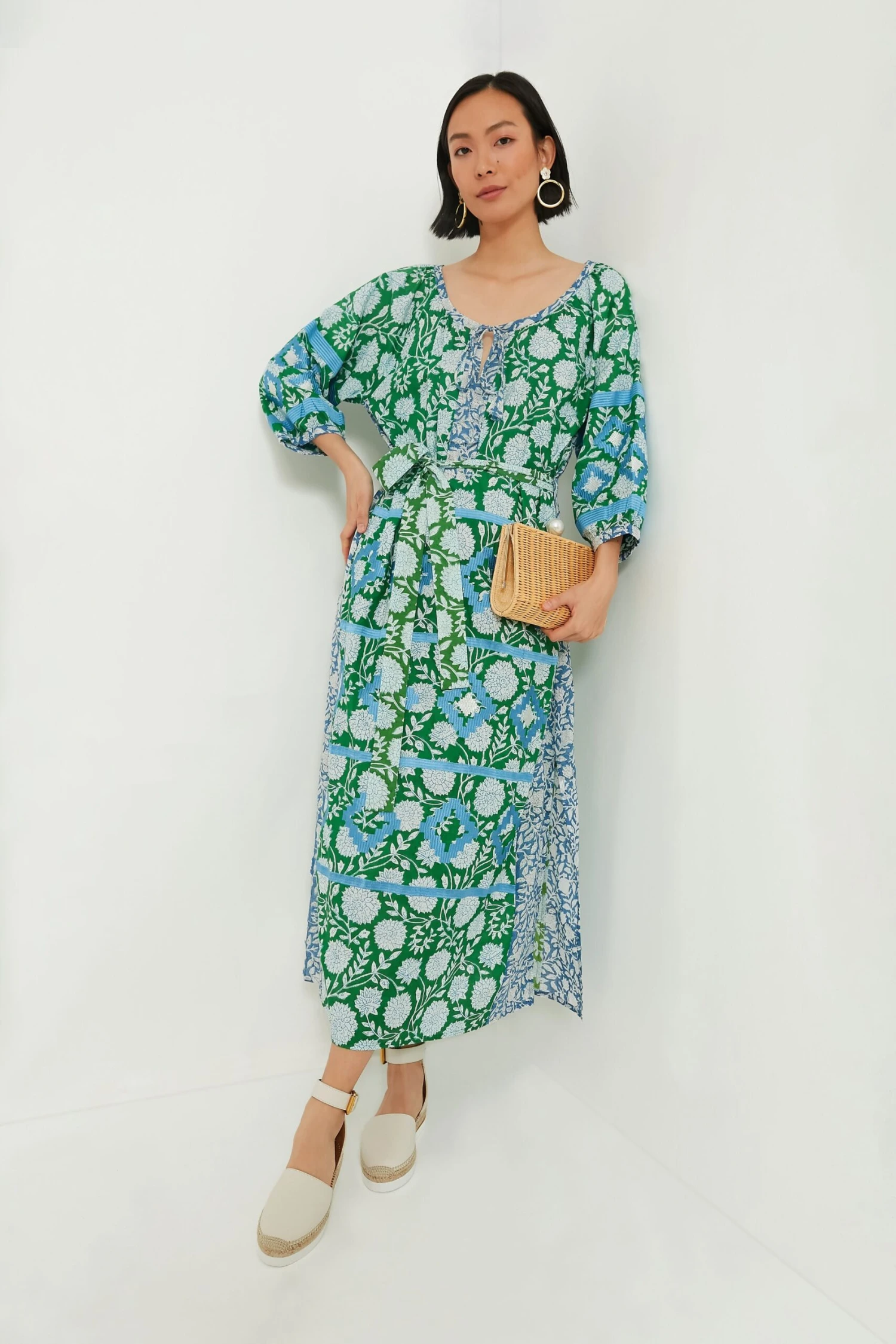 Sky Blue Mannar Kaftan 7 Sky Blue Mannar Kaftan - Image 6