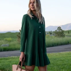 Hunter Green Crepe Callahan Dress -Deals Raimenti Store n9MPy8sIUSyFeEy5uU9ngqvYq7Oh68Px 1 scaled