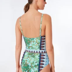 Tory Burch Green Rayure Fleurie Lipsi Printed One Piece -Deals Raimenti Store nh35aRmv1sby1pHN91A3Yob0xUCkKenE 1 scaled