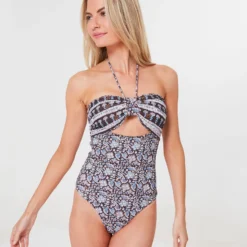 Lilac Amaki Border One Piece