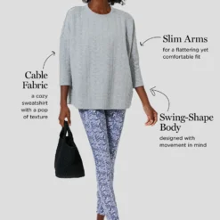 Gray Cable Ally Swing Sweatshirt -Deals Raimenti Store pnYlaS2gaVoTCpqmLEXEk9qWaFUASrM9 1 scaled
