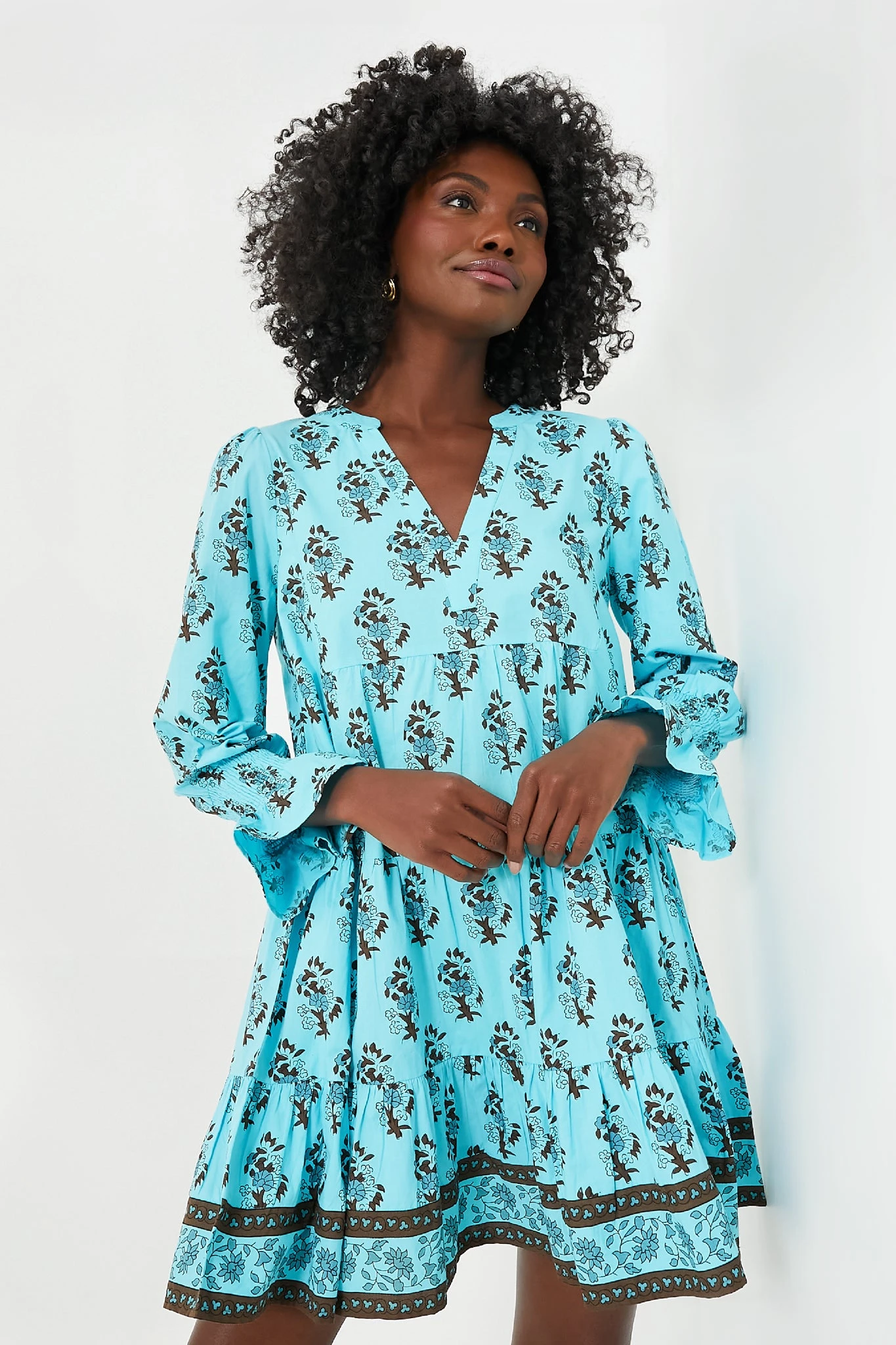 Tropical Turquoise Bouquet Kenzo Coverup 8 Tropical Turquoise Bouquet Kenzo Coverup - Image 6