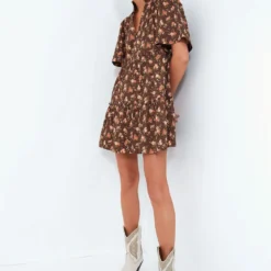 Rosewood Chintz Crawford Dress