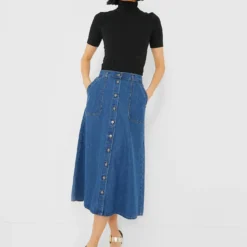 Maritime Gerri Denim Skirt -Deals Raimenti Store vS74ZE78KU3gRj1Rax2rHqjS8uy6JUuj 1