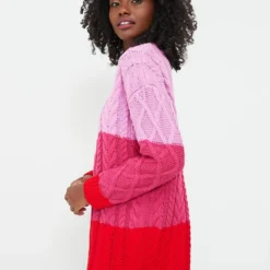 Pink & Red Color Block Scarlett Sweater Dress -Deals Raimenti Store vibeW5y0AsaQRxPjJJaEpljNr2j301Ii 1 scaled