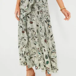 ULLA JOHNSON Botanical Mist Georgina Skirt