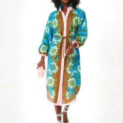 Cobalt Winnie Shirt Dress