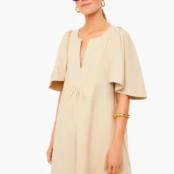 Khaki Finley Flutter Sleeve Dress -Deals Raimenti Store xRL1H1ZGE0XTQGji4N28WQXtSSjSSWuQ 1
